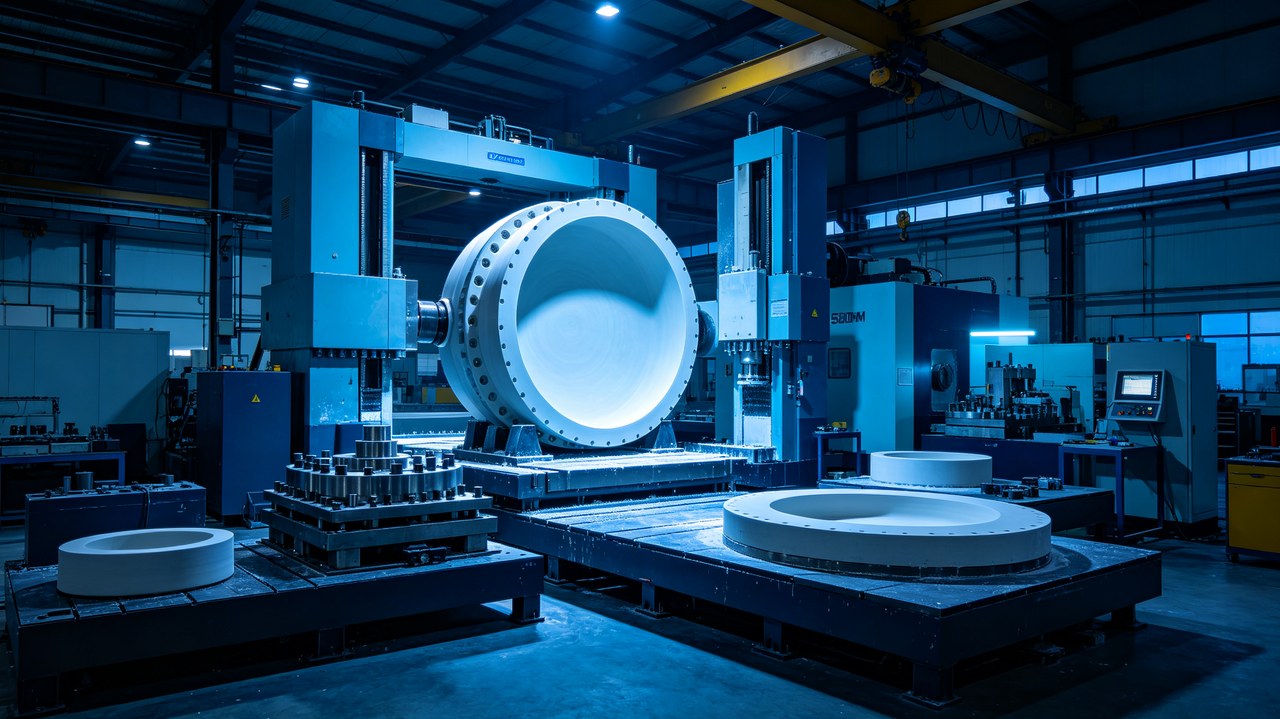 高压陶瓷精密加工新增 580MM 加工尺寸